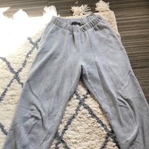 brandy melville grey sweats